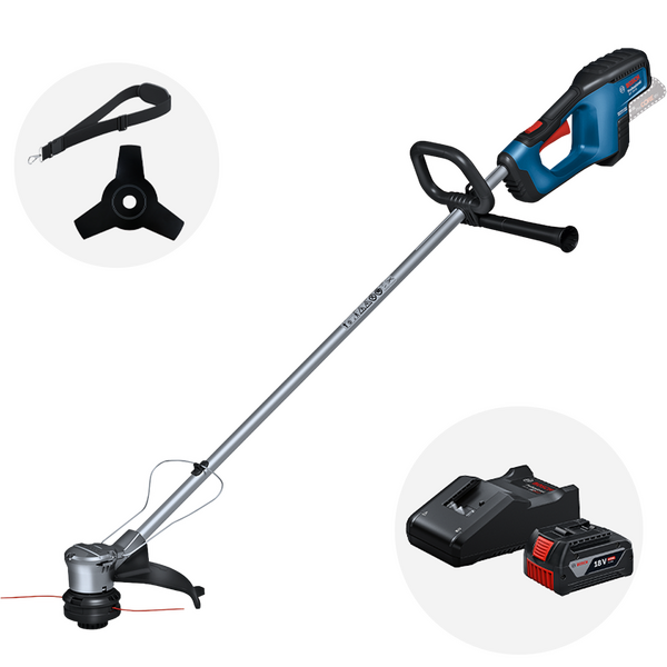 Bosch Professional GFR 18V-23 - Decespugliatore a batteria 18V 4Ah