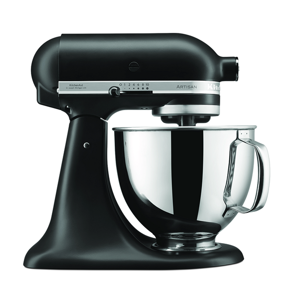 KitchenAid Artisan 5KSM125 Nero Opaco - Planetaria con testa reclinabile