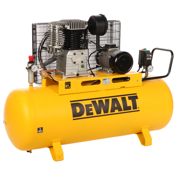 DeWalt DXCMB4T200HCE - Compressore aria elettrico trifase a cinghia - Motore 4 HP 200 lt