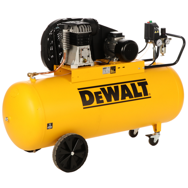 DeWalt DXCMB3T200HE - Compressore aria elettrico trifase a cinghia - Motore 3 HP 200 lt