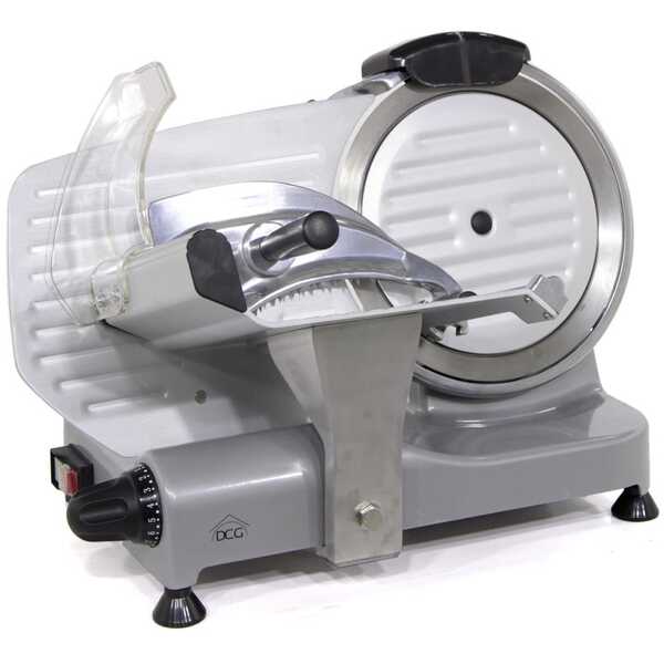 OUTLET - DA ESPOSIZIONE - DCG AS2495 - Affettatrice con lama da 250mm inox - Corpo in alluminio pressofuso - 300W