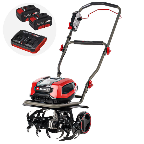 Einhell GP-CR 36/45 Li E BL - Elettrozappa a batteria - 36V 2x 18V 4Ah