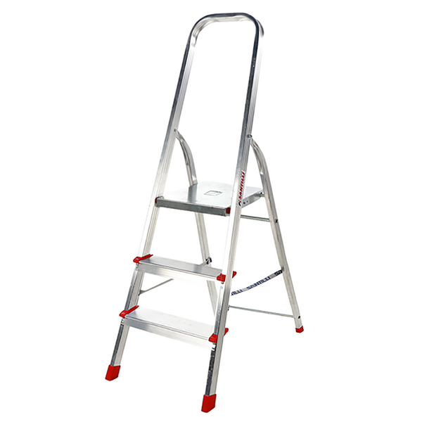 Scalandrino in alluminio con cavalletto Alice 3, 3 gradini, 1.27mt