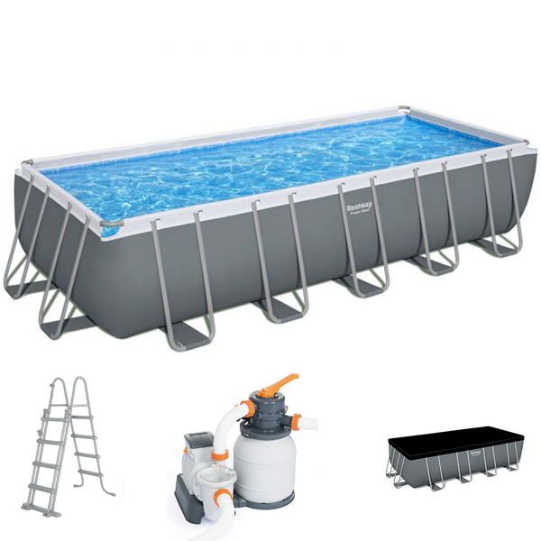 OUTLET - SENZA IMBALLO ORIGINALE - Bestway Power Steel 5619Q - Piscina fuori terra