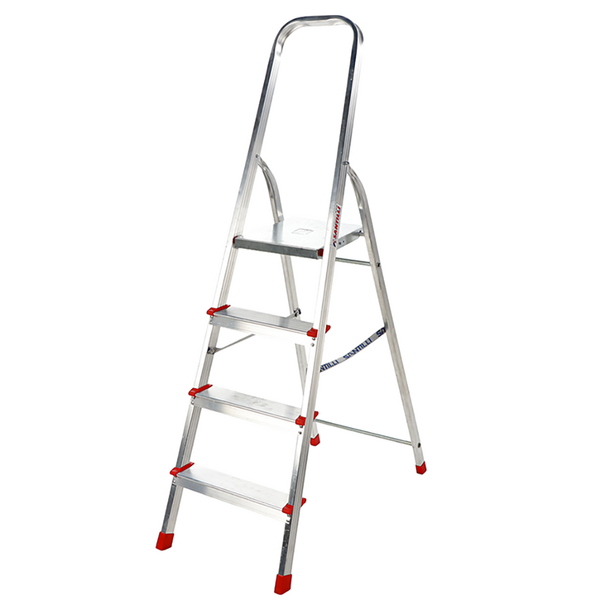Scalandrino in alluminio con cavalletto Alice 4, 4 gradini, 1.49mt