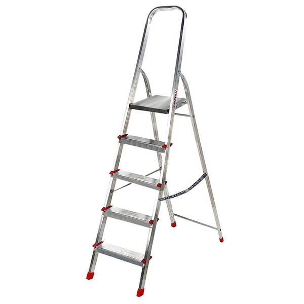 Scalandrino in alluminio con cavalletto Alice 5, 5 gradini, 1.71mt