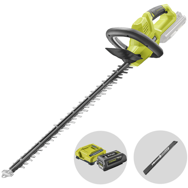 Ryobi RY36HT60A-140 - Tagliasiepi a batteria - 36V 4Ah - Lama da 60 cm