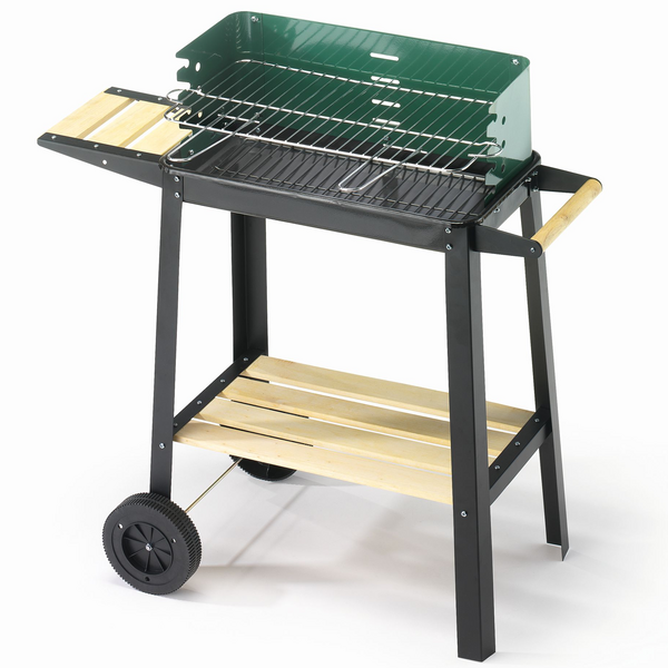 Ompagrill 50-25 Green/W - Barbecue a carbone Ompagrill