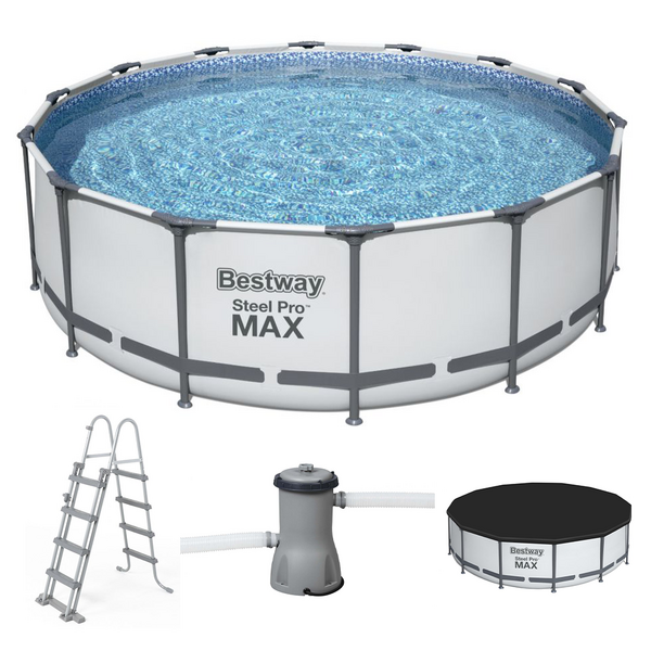 OUTLET - UTILIZZATA PER PROVA - Bestway Steel Pro Max 5612X - Piscina Rotonda