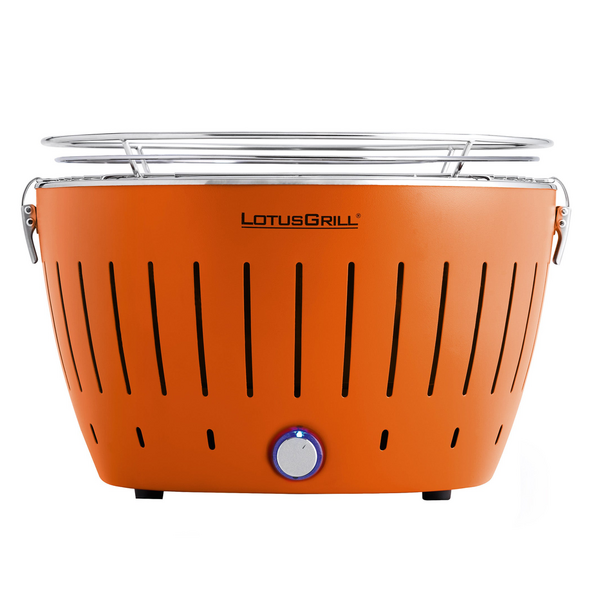 LotusGrill LG G34 U OR - Barbecue portatile per esterno - Scocca arancione