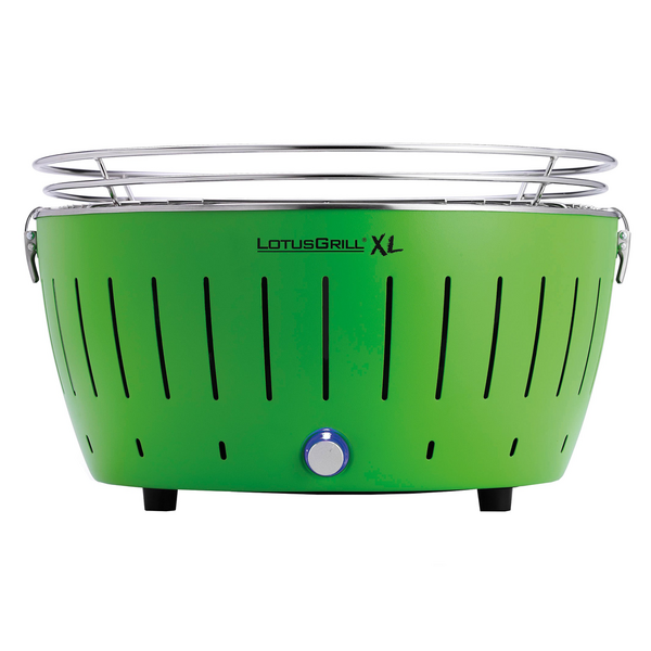 LotusGrill LG G435 U GR - Barbecue portatile per esterno XL - Scocca verde