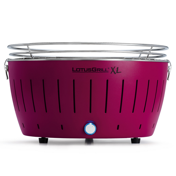 LotusGrill LG G435 U PU - Barbecue portatile per esterno XL - Scocca viola