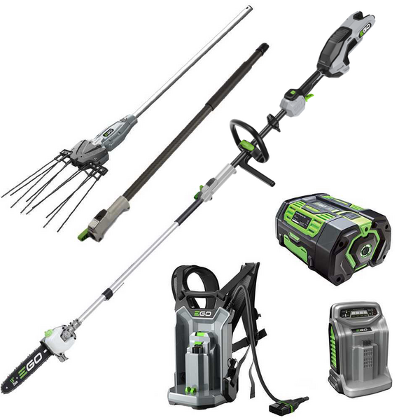 EGO MOPH 1020E - Abbacchiatore, potatore 2 in 1 a batteria - 56V - Batteria da 7,5Ah