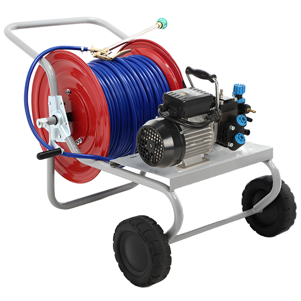 Kit motopompa elettrica da irrorazione con carrello - Bertolini Pumps  AgriEuro TOP-LINE