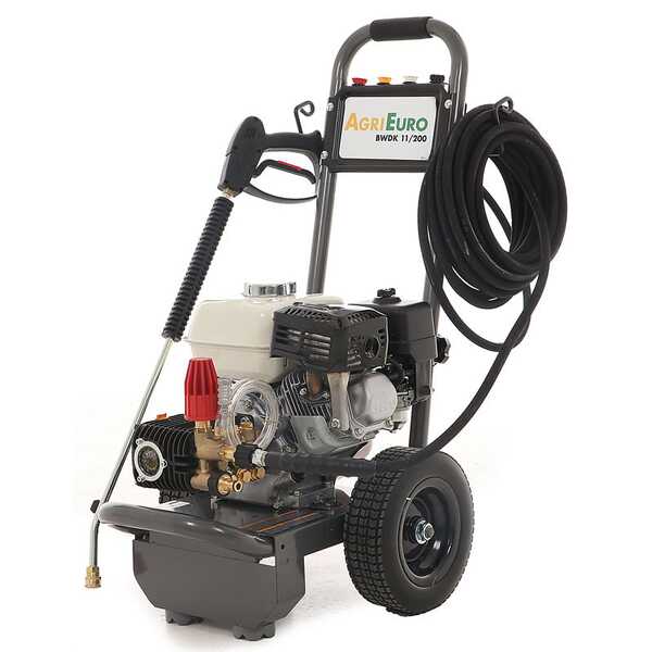 OUTLET - UTILIZZATA PER PROVA - Idropulitrice a scoppio professionale BWDK 11/200 PRO - 200 bar 660 l/m - pompa Comet BWD-K - motore Honda GX 200