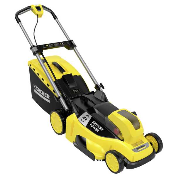 OUTLET - UTILIZZATO PER PROVA - Karcher LMO 36-46 - Tagliaerba a batteria - 36V/5Ah - Taglio 46 cm