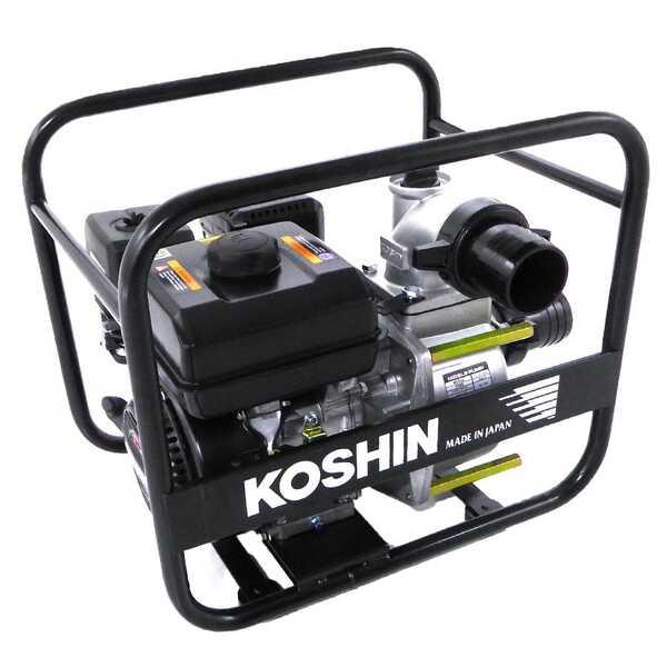 OUTLET - SENZA IMBALLO ORIGINALE - Oriental Koshin STV-80X - Motopompa a scoppio per acque semi-sporche - Raccordi 80 mm