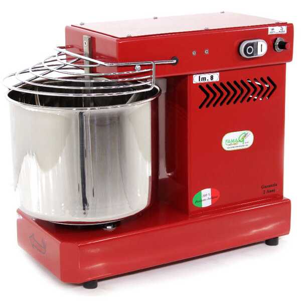 OUTLET - DA ESPOSIZIONE - Famag IM 8/230 10 Velocit� Rosso - Impastatrice a spirale 8 Kg