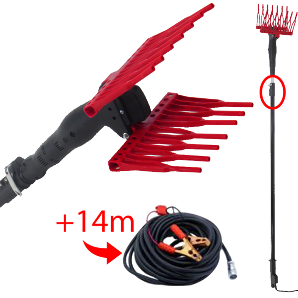 OUTLET - PICCOLI DIFETTI ESTETICI - GeoTech Olive Picker 400 EVO - Abbacchiatore elettrico a batteria 190-280 cm - asta telescopica