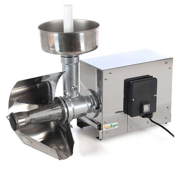 OUTLET - UTILIZZATO PER PROVA - Passapomodoro AE-SM3 INOX con motore elettrico - 375W - 0.5 Hp