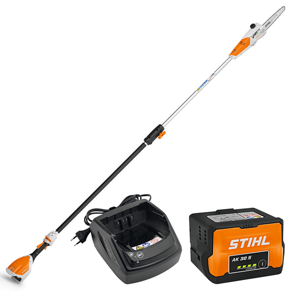 OUTLET - PICCOLI DIFETTI ESTETICI - STIHL HTA 50 Set - Potatore su asta con batteria AK 30 S - 36V 5Ah
