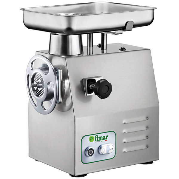 Fimar 22RG - Tritacarne elettrico - 230 V - 1.5 HP - Gruppo macinazione in alluminio - Con inversione di marcia
