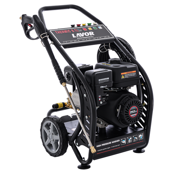 Lavor Thermic 9.1L - Idropulitrice a scoppio 220 bar - 780 l/h - motore Loncin benzina 8HP