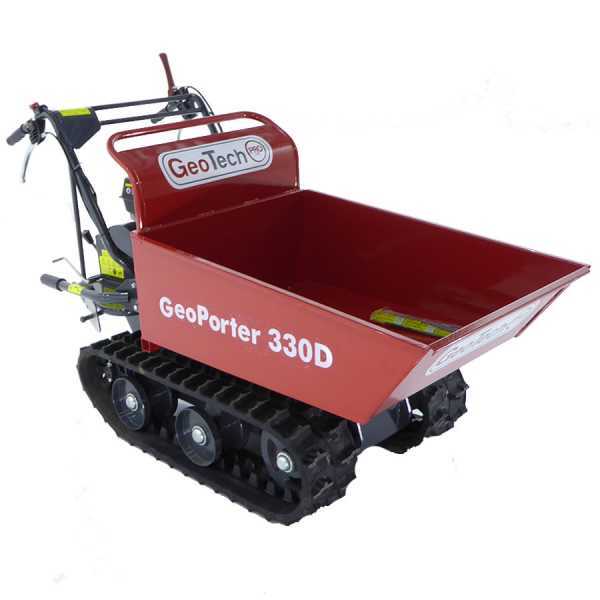 Motocarriola GeoTech GeoPorter 330D, cassone dumper portata 300 kg GeoTech-Pro