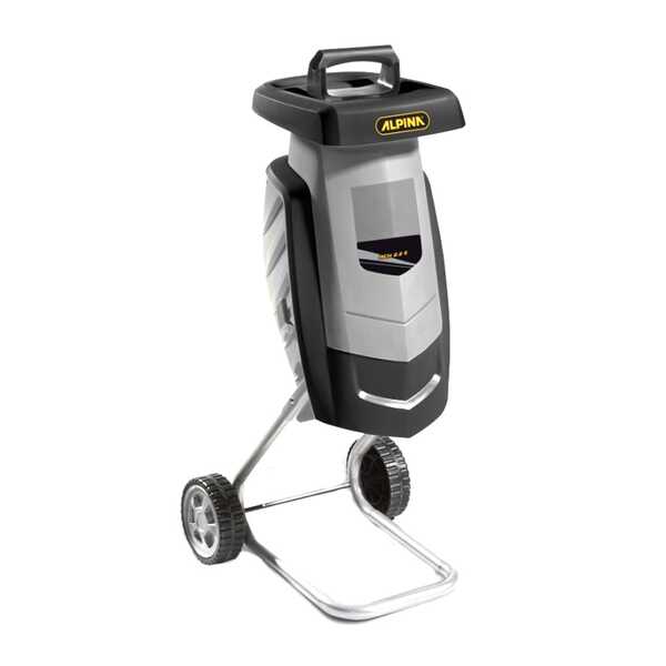 OUTLET - UTILIZZATO PER PROVA - Alpina ACH 2.2 - Biotrituratore elettrico - con sacco di raccolta e lame reversibili