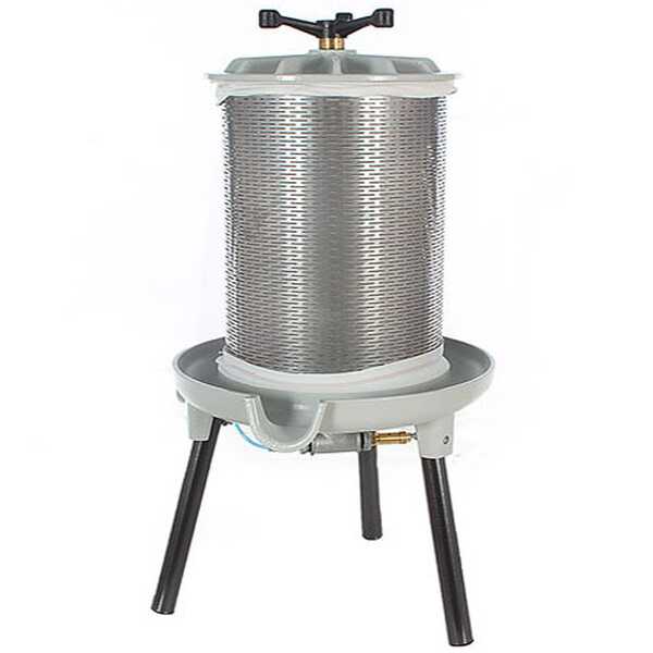 OUTLET - PICCOLI DIFETTI ESTETICI - Grifo PEA40 - Pressa pneumatica per frutta 40 L - Vasca in INOX