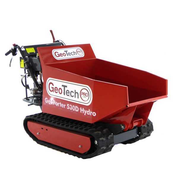 Minitransporter GeoTech GeoPorter 530D Hydro con cassone dumper idraulico 500Kg