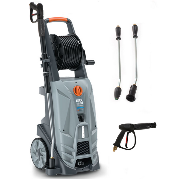 Comet KSX 1950 Gold Plus - Idropulitrice con avvolgi tubo - 180 bar max - 564 lt/h Comet