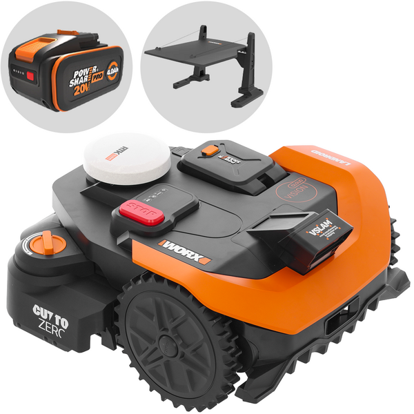 Worx Landroid Vision Cloud WR312E - Robot Tagliaerba - Senza impianto
