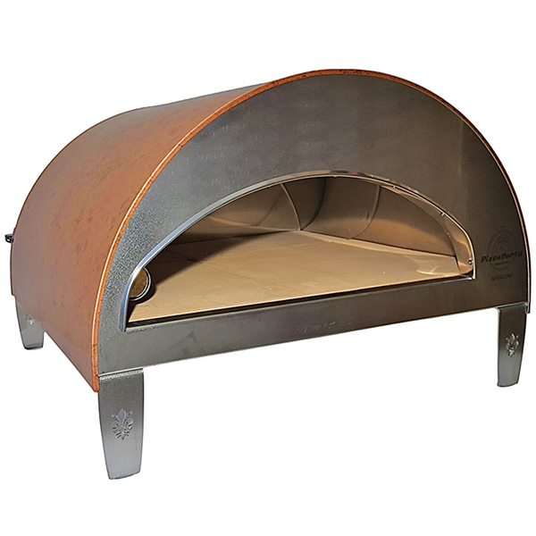 Pizza Party Ispirazione - Forno a gas per pizza da esterno - Camera di cottura 60x70 cm - Piano cottura in biscotto