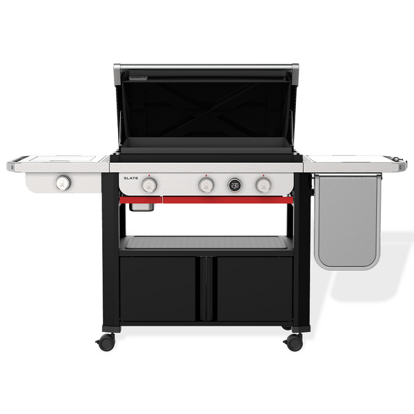 Weber Piastra Premium Slate GPSB 76cm - Barbecue a gas - Con fornello laterale