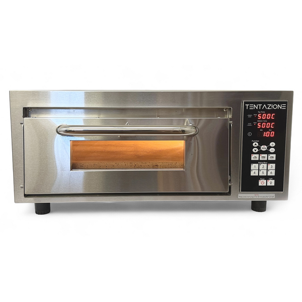 Pizza party Tentazione MAX GT4 - Forno elettrico per pizza - Piano cottura in biscotto 3 cm - 3000 W