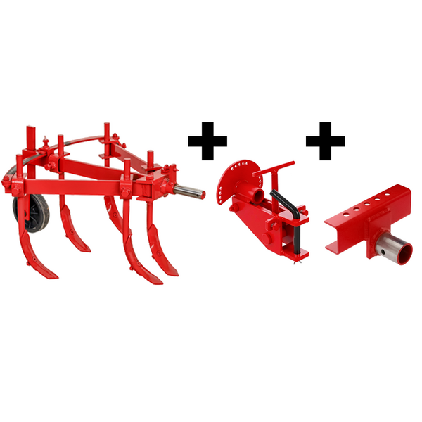 Estirpatore regolabile a 5 ancore ETR-5 con attacco rapido registrabil AgriEuro Premium