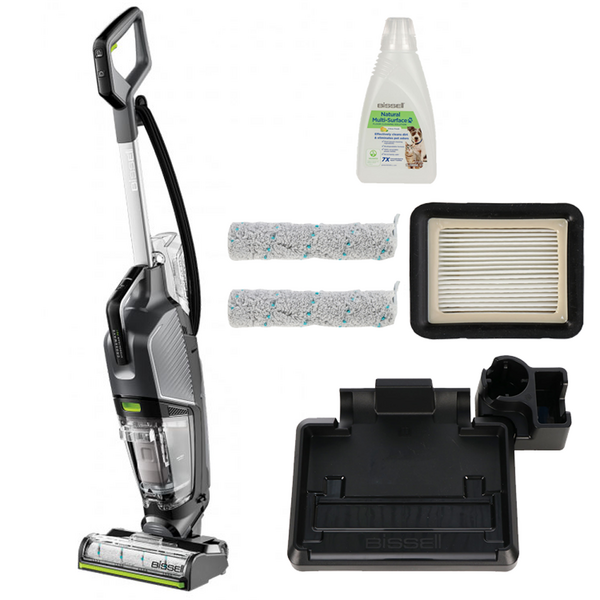 OUTLET - UTILIZZATO PER PROVA - Bissell CrossWave Hydrosteam PET Select  Lavapavimenti 3in1 lava, asciuga e aspira  a vapore