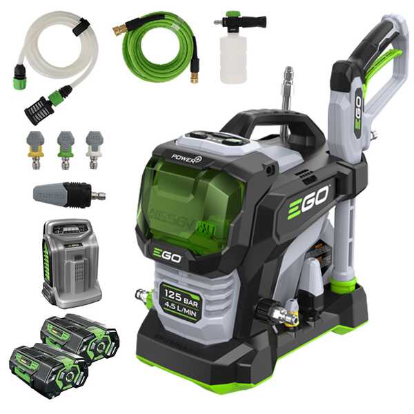 EGO HPW1800E - Idropulitrice a batteria - 125 bar - 4.5L/min - 2x56V/5Ah