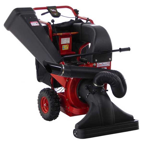 OUTLET - UTILIZZATO PER PROVA - GeoTech-Pro LV650 SPBS Deluxe - Aspirafoglie-Biotrituratore trazionato a marce - B&S Vanguard