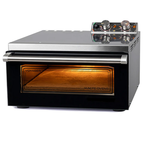 OUTLET - UTILIZZATO PER PROVA - Macte Ovens Voyager TWIN Nero - Forno Elettrico per pizza - 2975 W