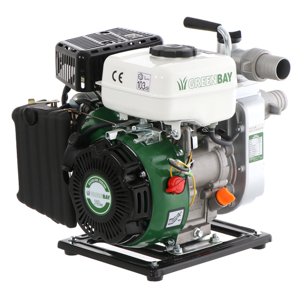 OUTLET - DA ESPOSIZIONE - Greenbay GB-WP 40 - Motopompa a scoppio - Raccordi da 40 mm