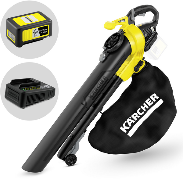 OUTLET - UTILIZZATO PER PROVA - Karcher BLV 36-240 - Soffiatore aspiratore per foglie a batteria 36V 2.5Ah