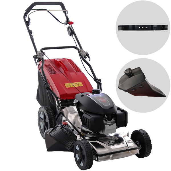 Marina Systems MX 55 SH 3V - Rasaerba a scoppio trazionato - Motore Honda GCVx 200 - Acciaio INOX
