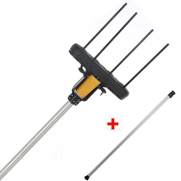 Volpi Giulivo 4YOU - Abbacchiatore elettrico a batteria - 240-370 cm scuotitore per olive su asta + prolunga