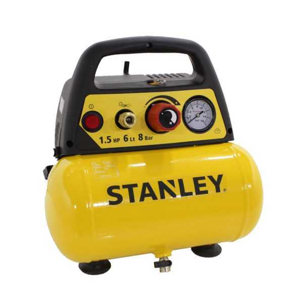 Stanley DN 200/8/6 - Compressore aria elettrico compatto portatile - motore 1.5 HP - 6 lt
