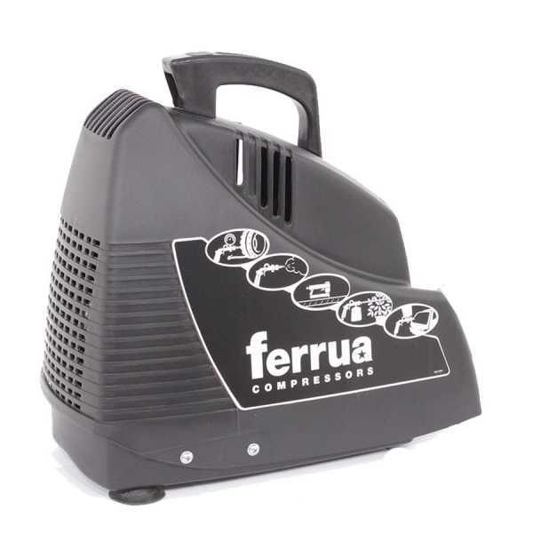 Ferrua Family - Compressore aria compatto elettrico portatile - motore 1,5HP oilless