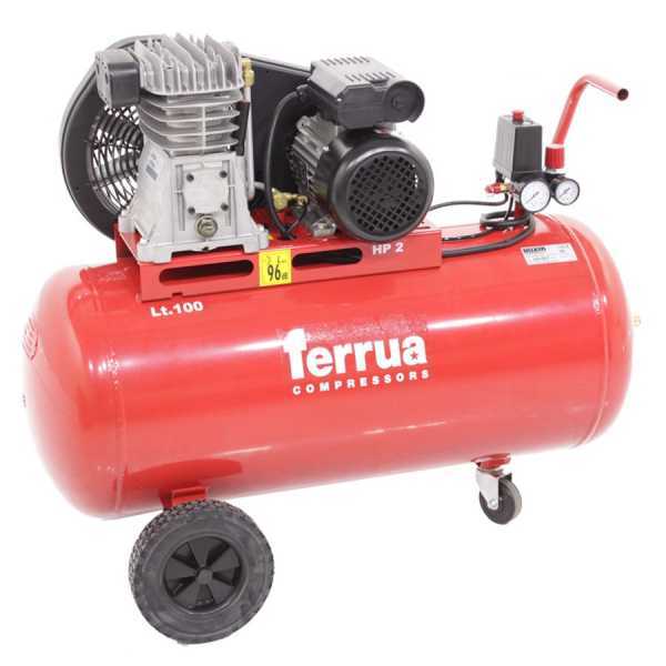 Ferrua FB28/100 CM2 - Compressore aria elettrico a cinghia - motore 2 HP - 100 lt