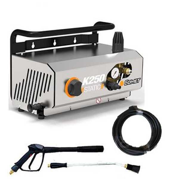 Comet K250 Static 15/170 T - Idropulitrice professionale ad acqua fredda - trifase - 170 bar - 900 l/h