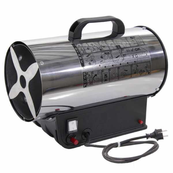 Generatore di aria calda a gas Master 11 INOX - avviamento piezoelettrico manuale Master